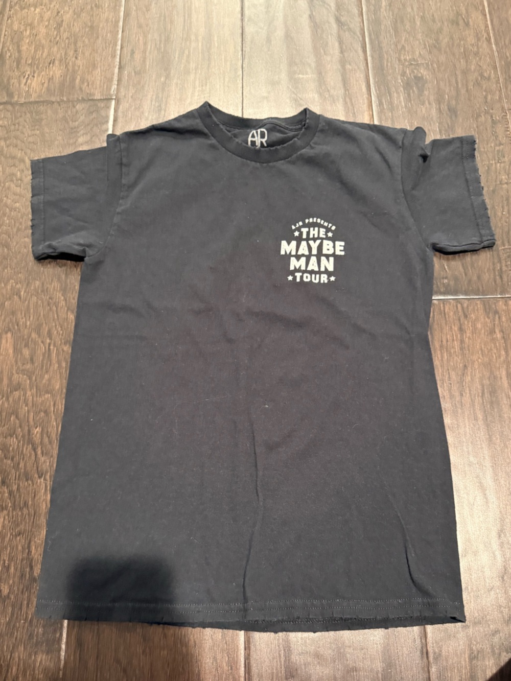 Black "The Maybe Man Tour" Short-Sleeve Graphic Tee